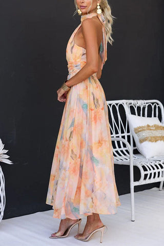Florence – Robe longue fleurie