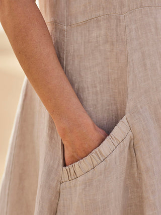 Isaline – Robe fluide légère avec poches