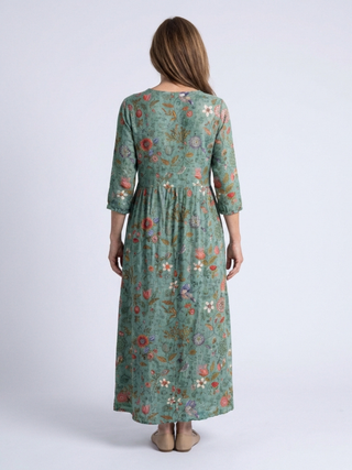 Marina – Robe maxi fluide et élégante à imprimé floral