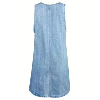 Saylor™ – La robe effet denim sans manches, légère et facile pour tous les jours
