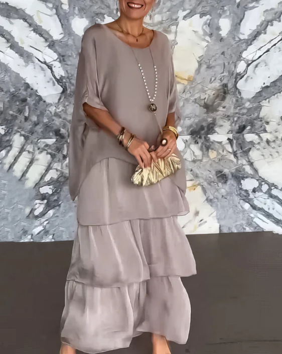 Lara – Robe longue fluide élégante