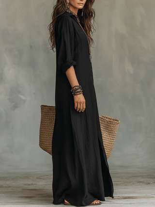 Camille – Robe maxi fluide signature