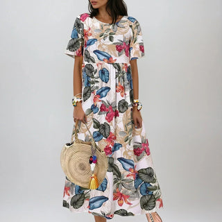 Aveline – Robe d’été fleurie