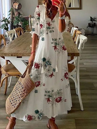 Luna | Robe Midi De Style Boho Sans Effort